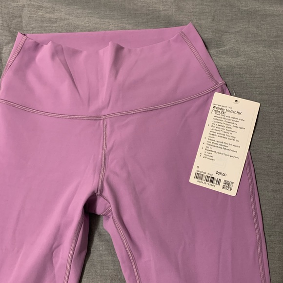 NWT Lululemon Wunder Under HR Tight Size 6 Wisteria Purple - Picture 4 of 4